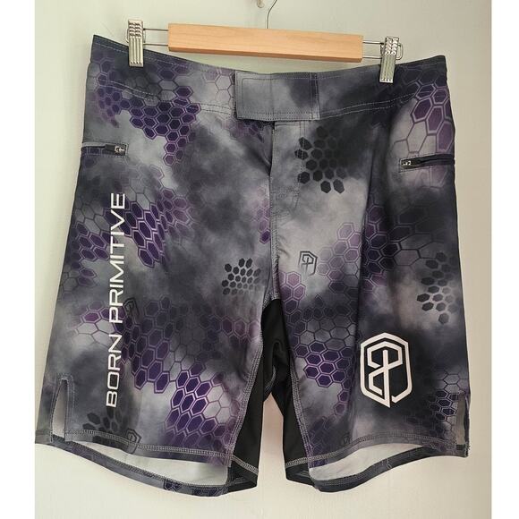 Born Primative Mens Swimwear Swim Board Shorts, Sz 32, 18 inch, - Picture 1 of 5